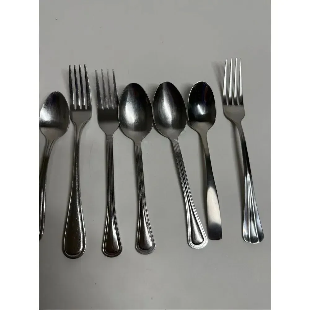 Set Of 10 Stainless Vintage Flatware Mixed